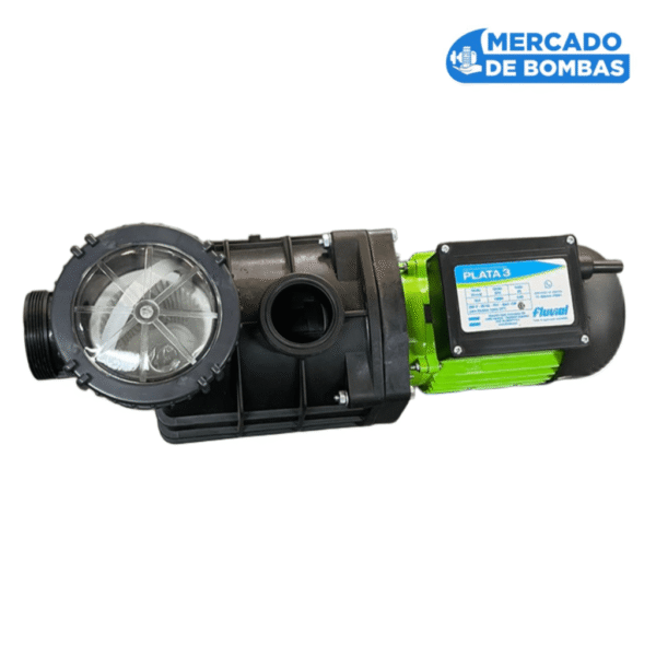 Bomba Piletera Autocebante Fluvial Plata 3 - 0.75hp - Imagen 2