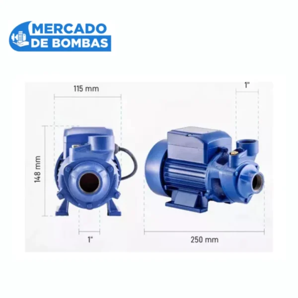 Bomba Periferica MEC QB 62 - 0.5 hp - Imagen 2