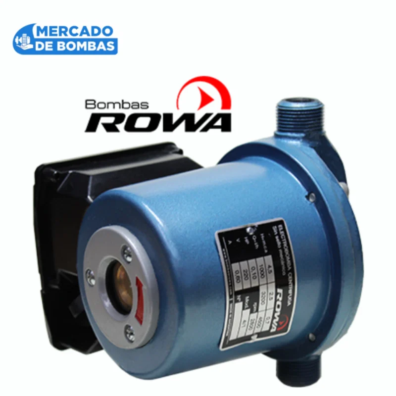 Bomba Recirculadora ROWA 41 C - 0.08 hp - Calefaccion 5 a 9 Radiadores