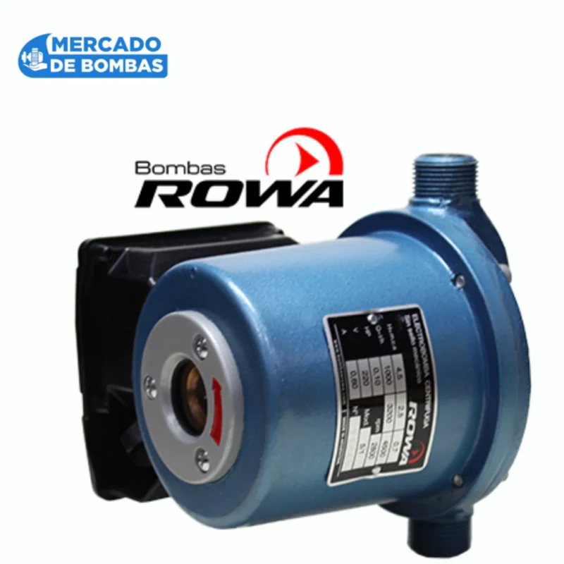 Bomba Recirculadora ROWA 5/1 - 0.10 hp - Calefacción 8 a 12 Radiadores