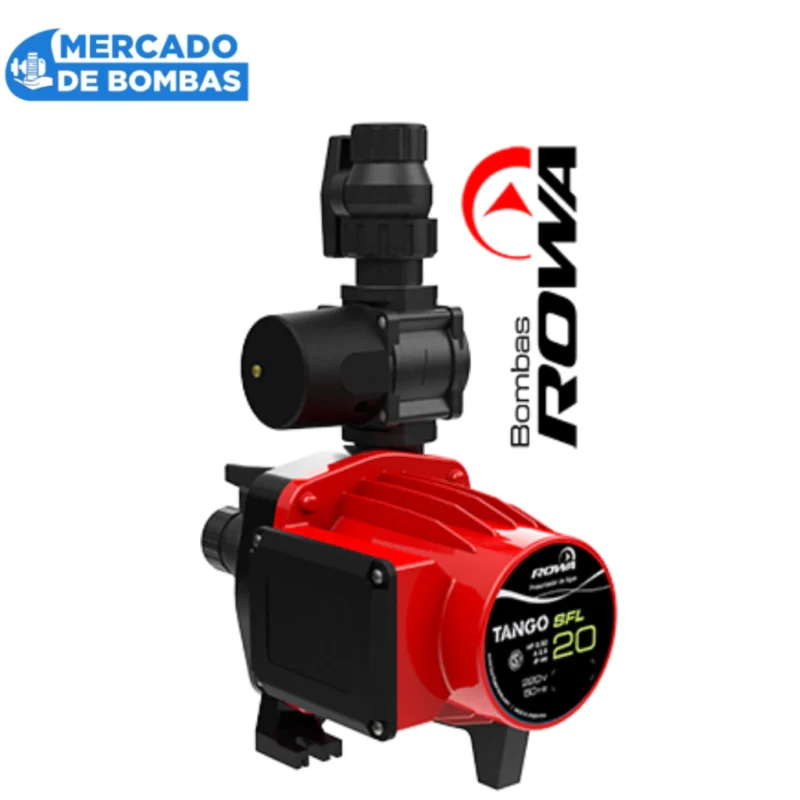 Bomba Presurizadora ROWA TANGO SFL 20 - 0.5hp - Para Tanque Elevado - 4 Duchas
