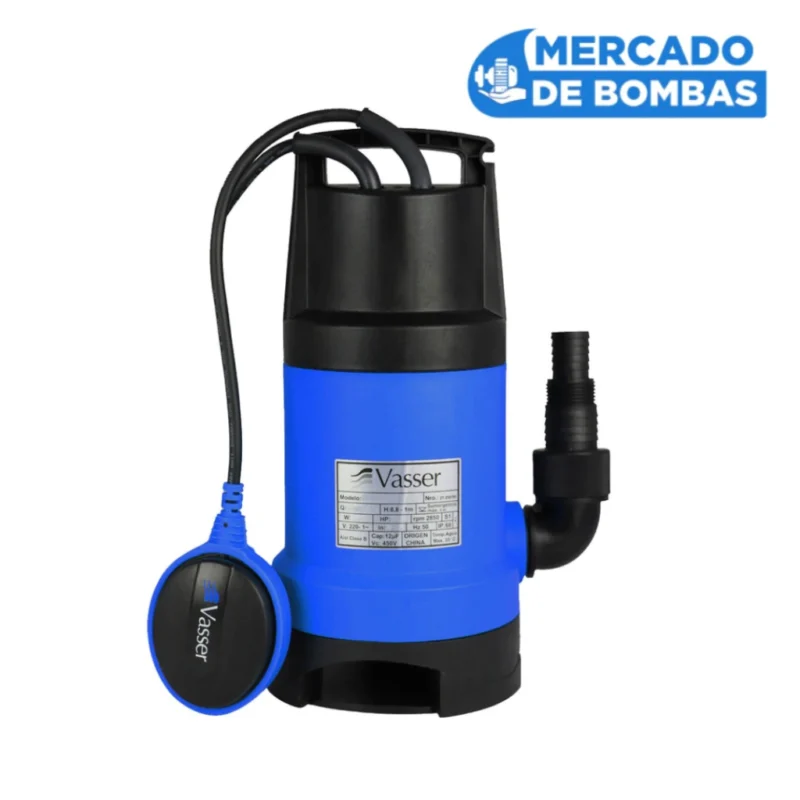 Bomba Sumergible Portátil Vasser DE 750PS – Confiabilidad y Alto Rendimiento