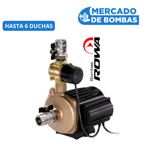 Bomba Presurizadora ROWA MAX SFL 26 - Hasta 6 Suministros - 0.75 HP - Imagen 2